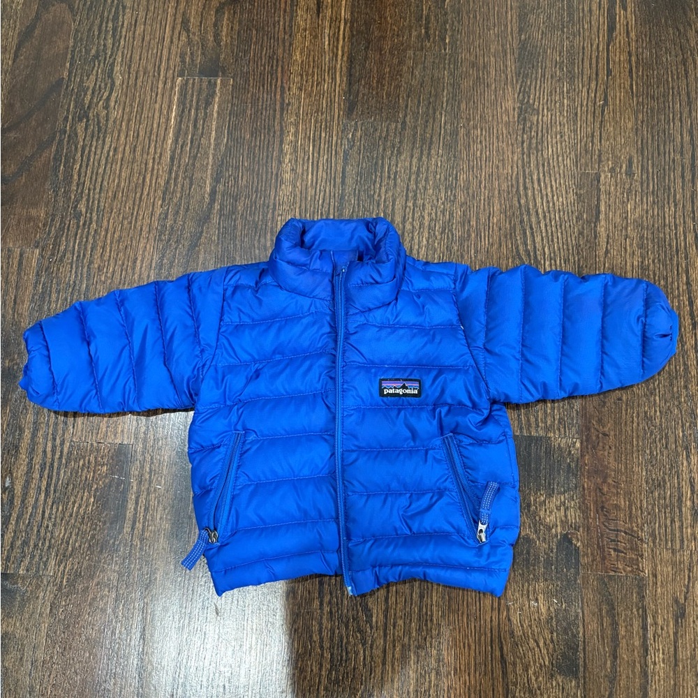 Patagonia Bright Blue Quilted Jacket